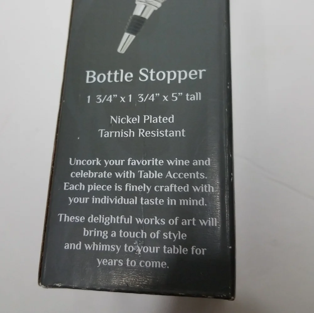 Table Accents by Design Pineapple Wine Stopper Godinger
